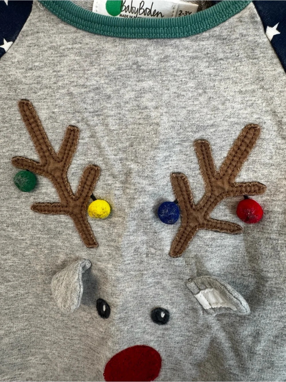Baby Boden matching holiday set size 2-3